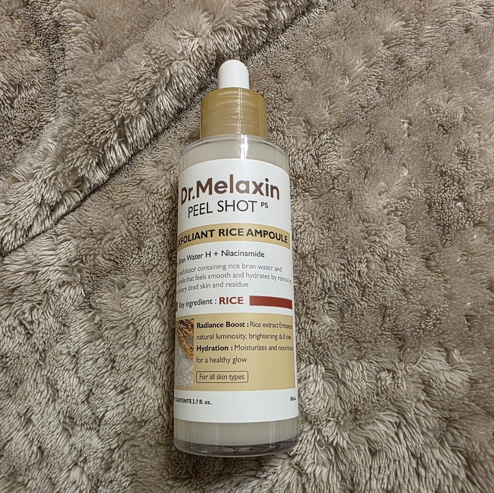 Dr. Melaxin Peel Shot Exfoliant  White Rice Ampoule 2.7 fl oz (80 ml)